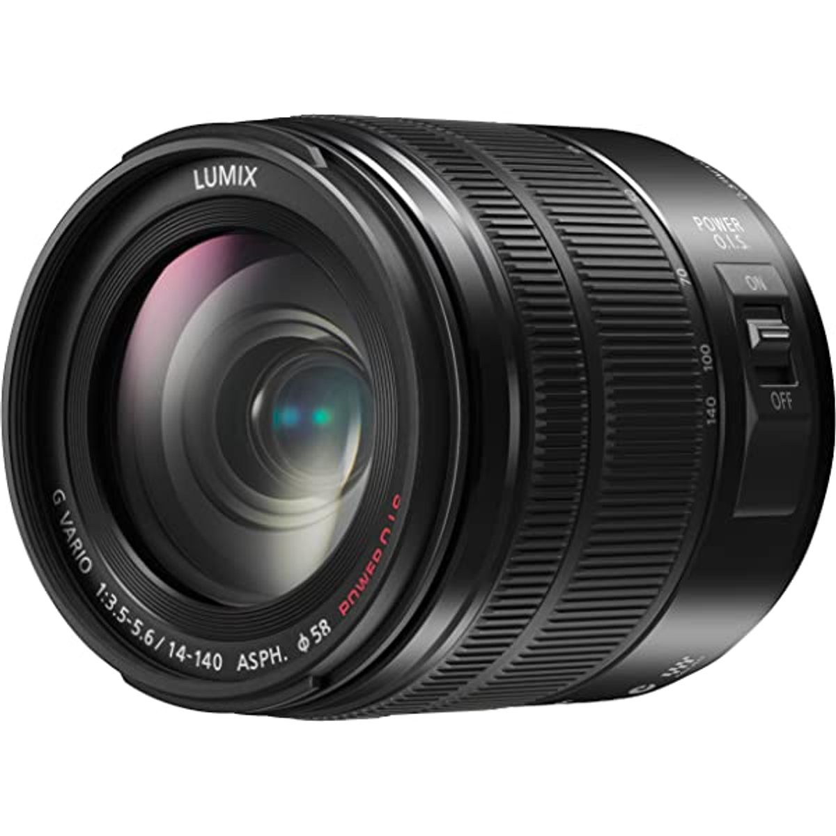 PANASONIC - Panasonic Lumix G Vario 14-140mm II ASPH POWER OIS Lente - Negro