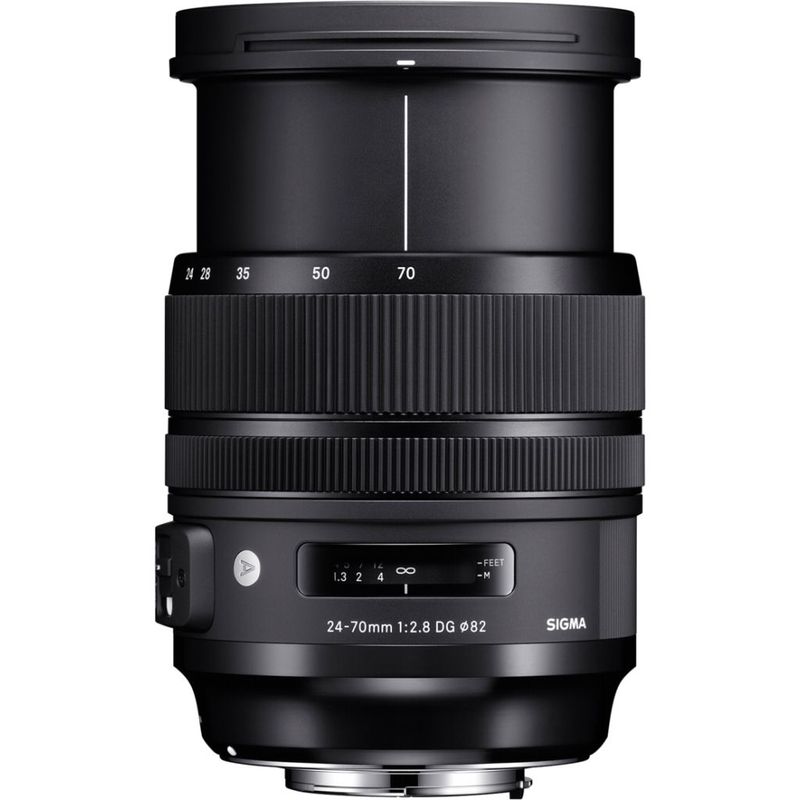 SIGMA - Sigma 24-70mm f/2.8 DG OS HSM Art Lente Para Nikon F - Negro