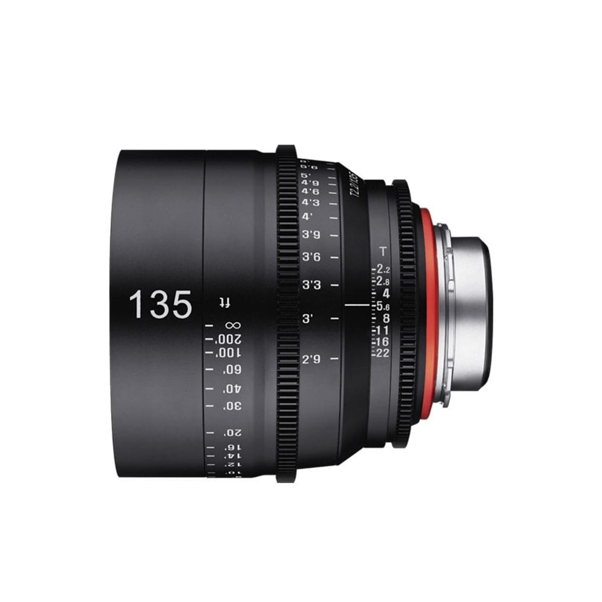 SAMYANG - Rokinon Xeen 135mm T22 Lente Con Sony E Montura - Negro