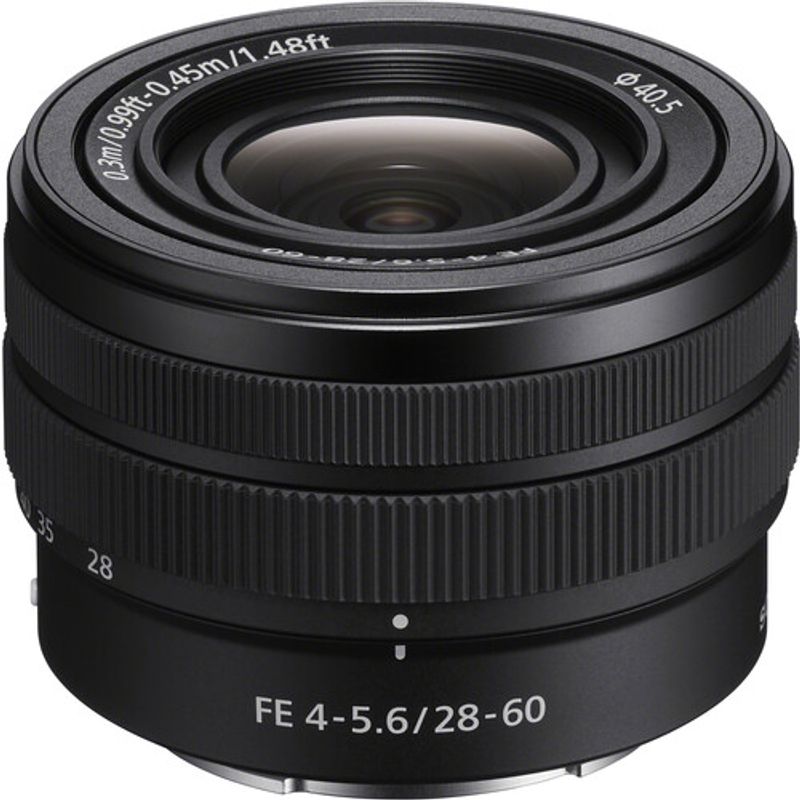 SONY - Sony FE 28-60mm f/4-5.6 Lente Kit Lente - Negro