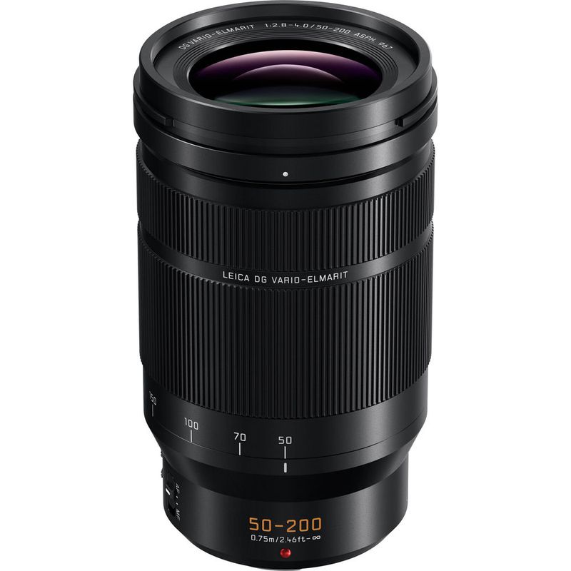 PANASONIC - Panasonic Leica DG Vario-Elmarit 50-200mm f/2.8-4 OIS Lente - Negro