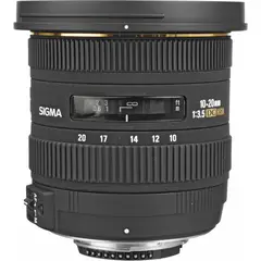 SIGMA - 10-20mm f/3.5 EX DC HSM Lente Para Nikon F - Negro