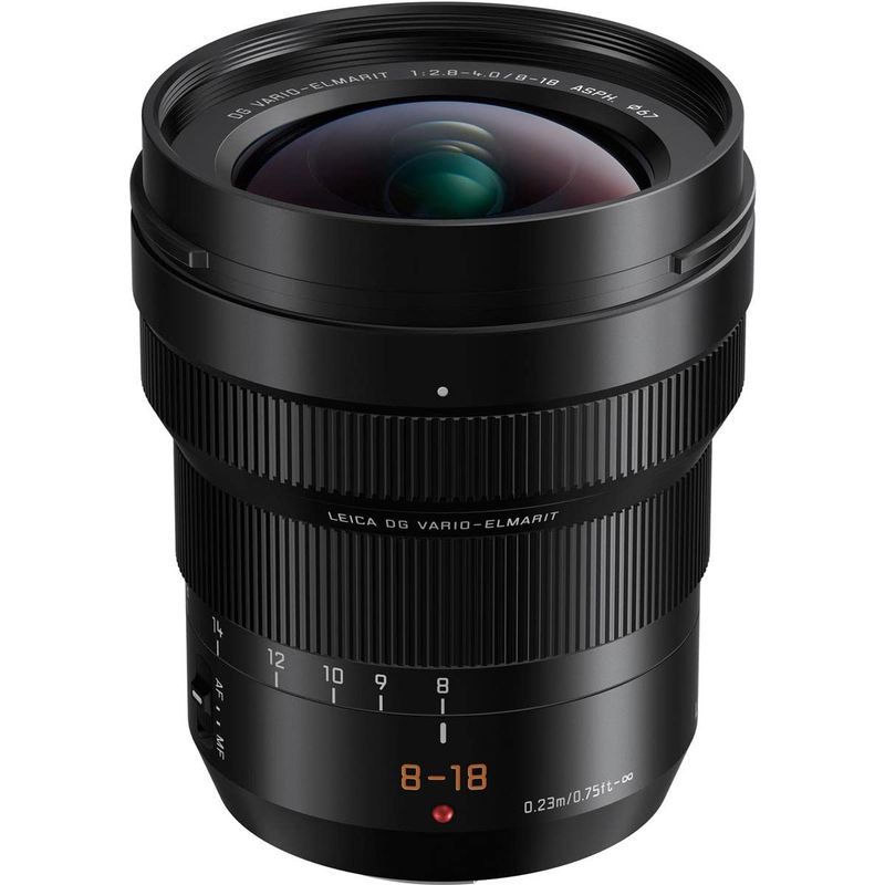 PANASONIC - Panasonic Leica DG Vario-Elmarit 8-18mm f/2.8-4 ASPH Lente - Negro