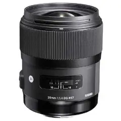 SIGMA - 35mm f/1.4 DG HSM Art Lente Para Nikon F - Negro