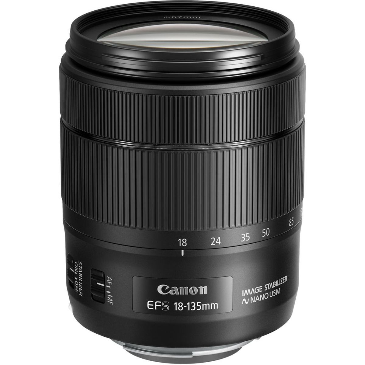 CANON - Canon EF-S 18-135mm f/3.5-5.6 IS USM Lente - Negro