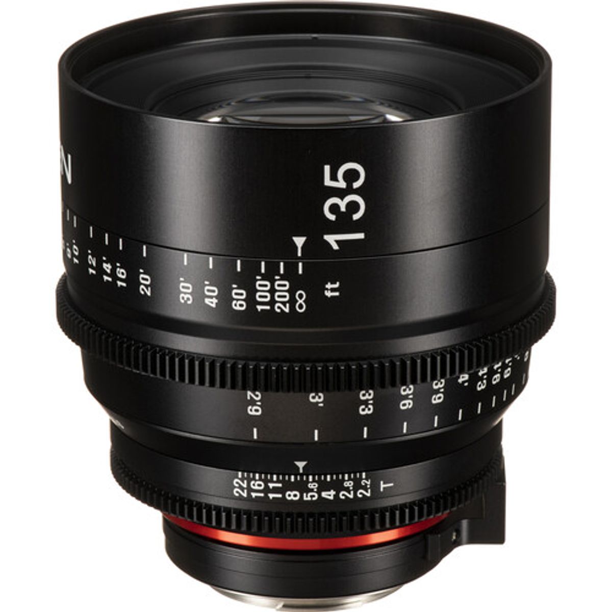SAMYANG - Rokinon Xeen 135mm T22 Lente Con Canon EF Montura - Negro