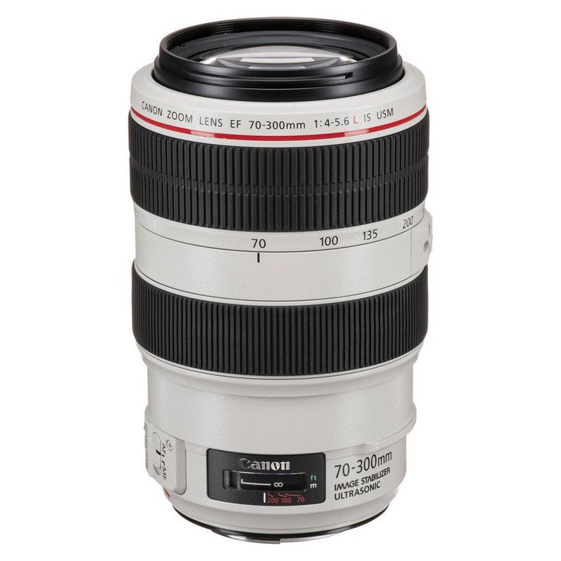 CANON - Canon EF 70-300 mm f/4-5.6L IS USM Lente - Blanco