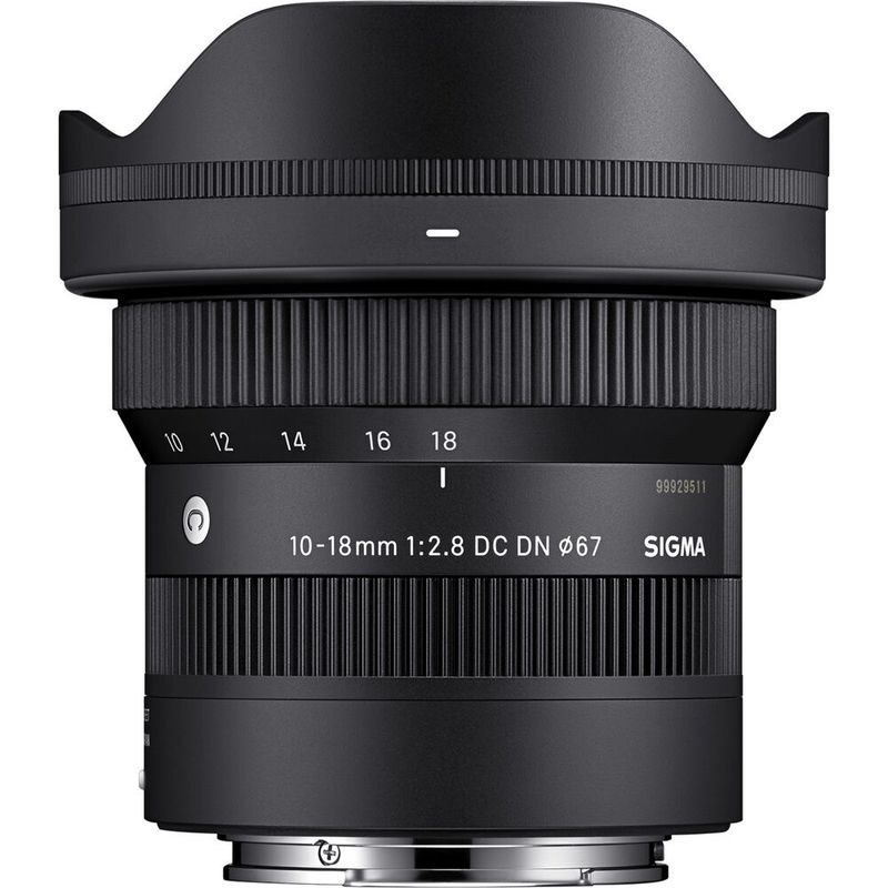 SIGMA - Sigma 10-18mm f/2.8 DC DN Contemporánea Lente Para Fuji X - Negro