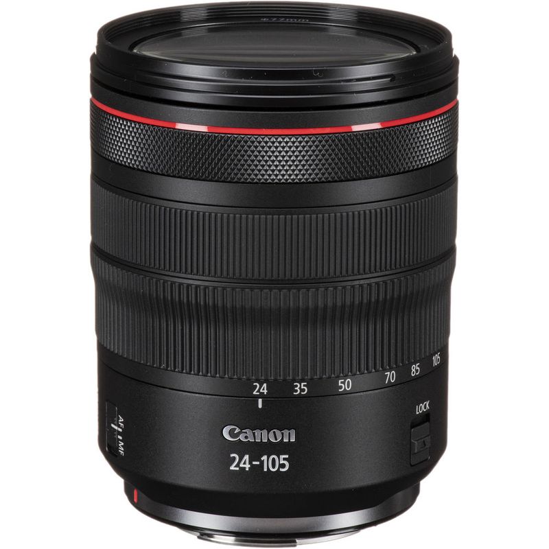 CANON - Canon RF 24-105mm f/4.0L IS USM Lente Caja Blanca - Negro