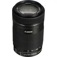 CANON - EF-S 55-250mm f/4-5.6 IS STM Lente Caja Blanca - Negro