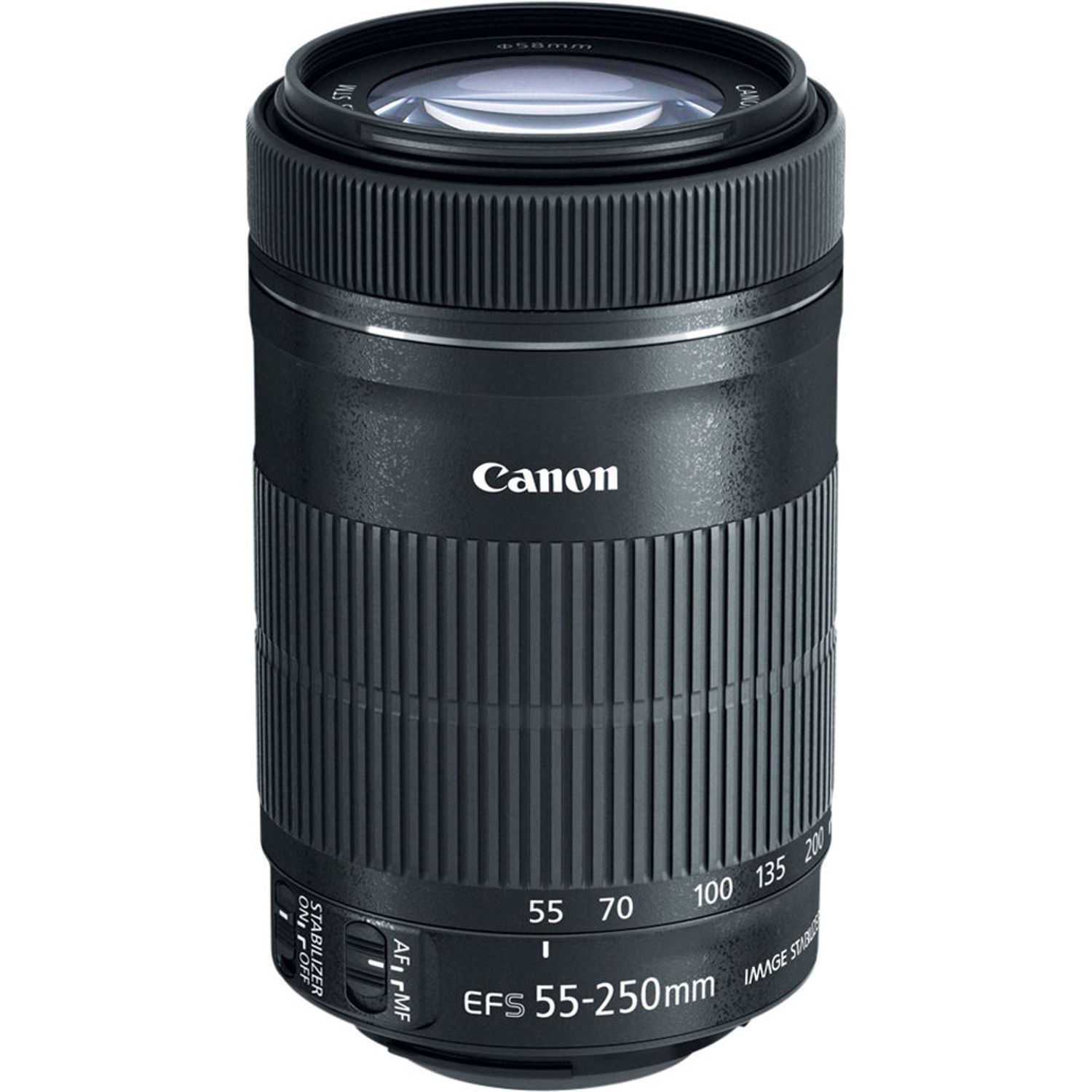 Canon EFS 55-250mm レンズ CANON Canon EF-S 55-250mm f/4-5.6 IS STM Lente Caja Blanca - Negro