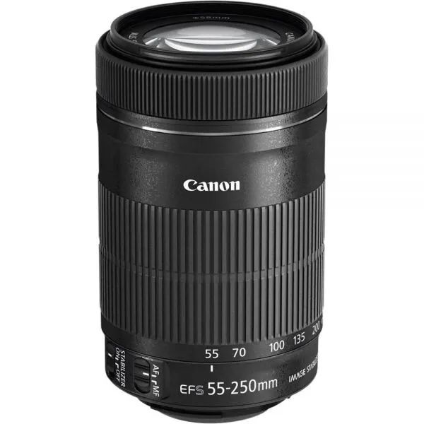 EF-S 55-250mm f/4-5.6 IS STM Lente - Negro