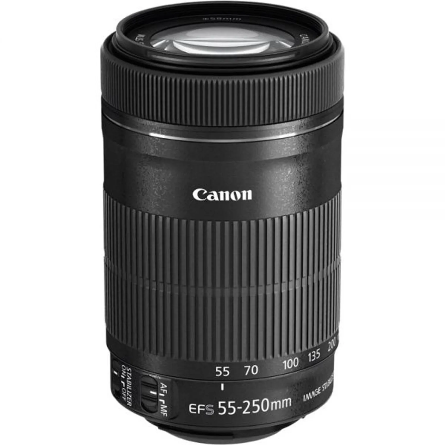 CANON Canon EF-S 55-250mm f/4-5.6 IS STM Lente - Negro