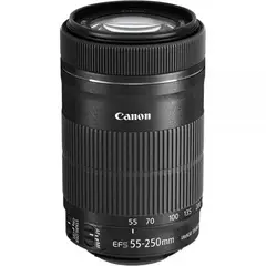 CANON - EF-S 55-250mm f/4-5.6 IS STM Lente - Negro