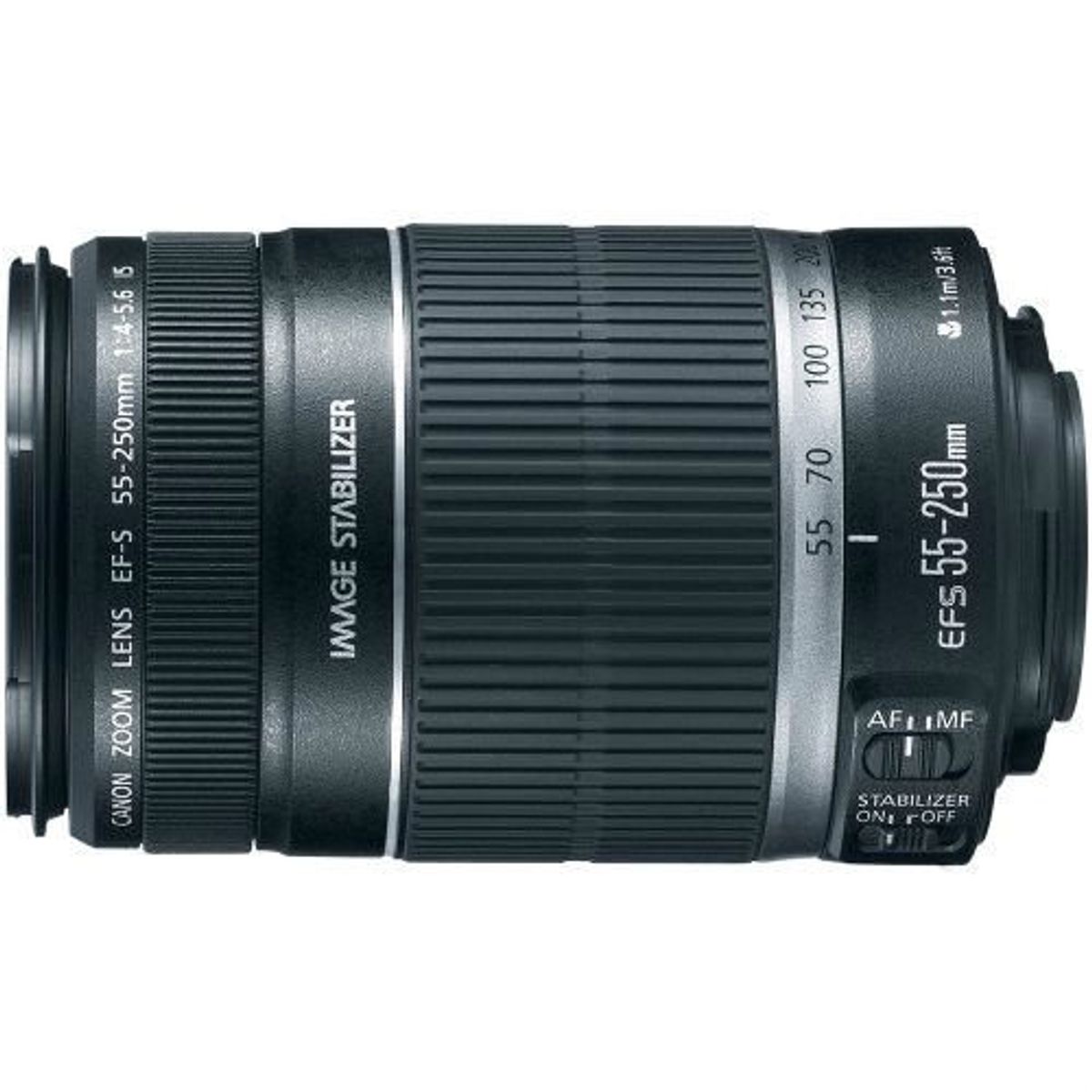 CANON - Canon EF-S 55-250mm f4-56 IS STM Lente - Negro
