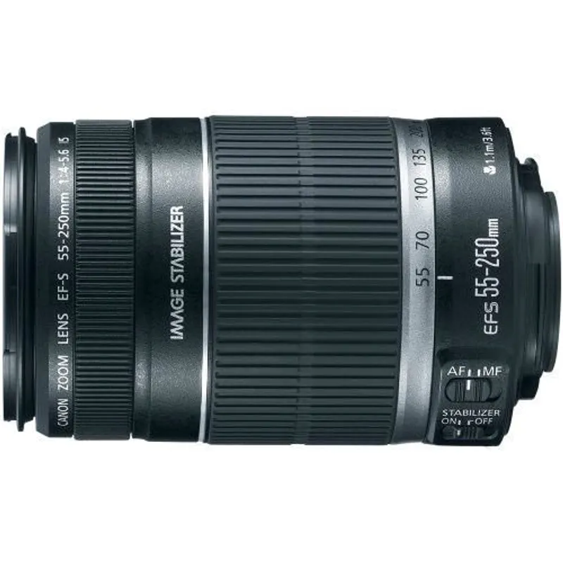 CANON Canon EF-S 55-250mm f/4-5.6 IS STM Lente - Negro