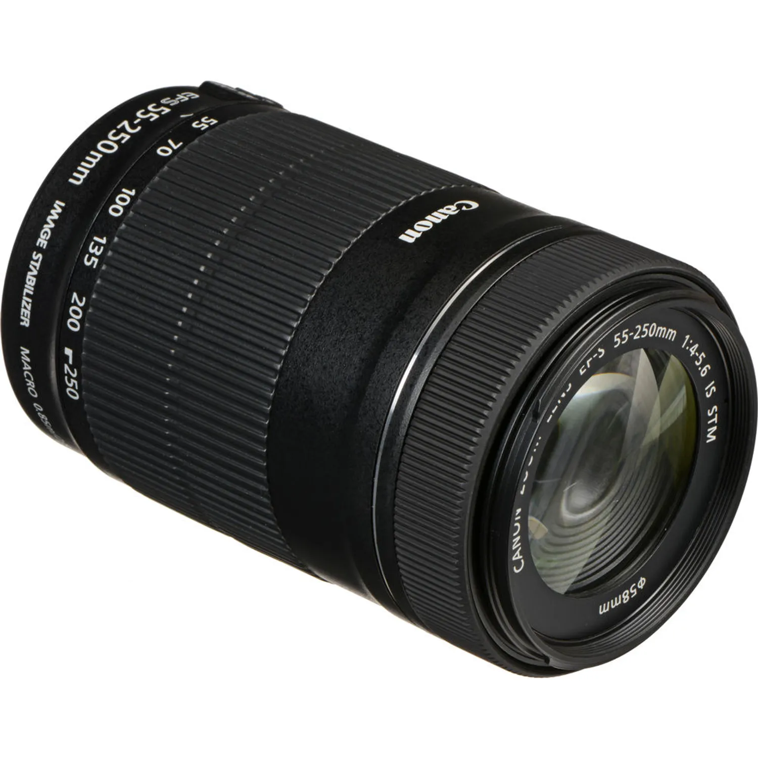 CANON Canon EF-S 55-250mm f/4-5.6 IS STM Lente - Negro | Falabella