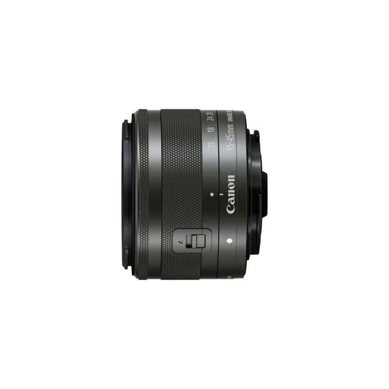 CANON - Canon EF-M 15-45mm f/3.5-6.3 IS STM Lente Caja Blanca - Grafito