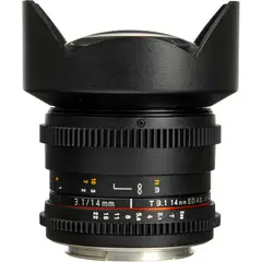 SAMYANG - Rokinon 14mm T3.1 Cine ED AS IF UMC Lente Para Canon - Negro