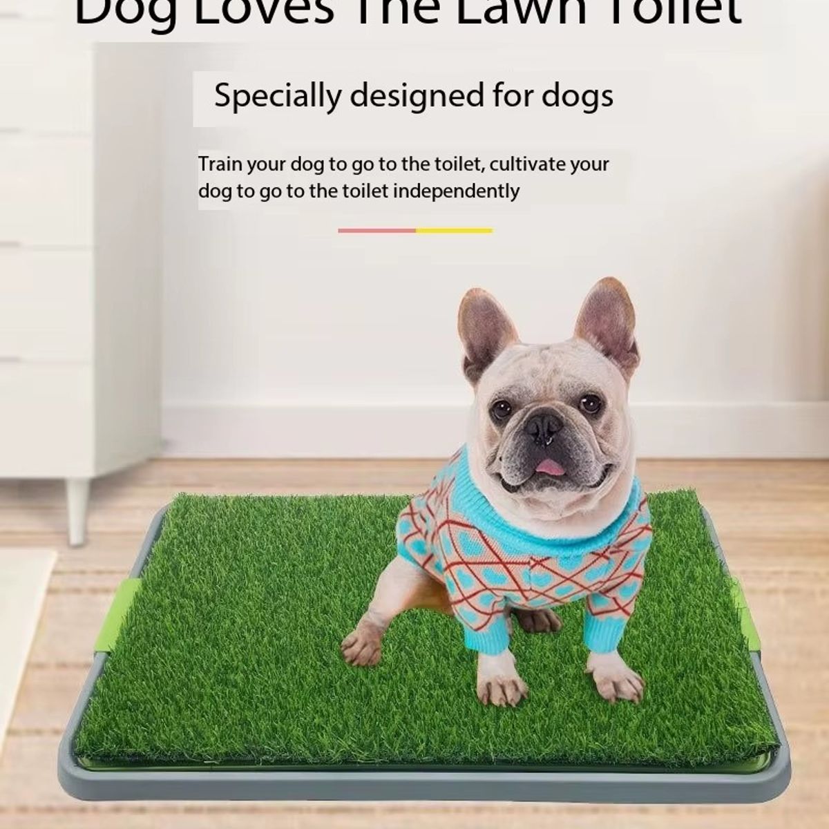 GENERICO - Baño para Mascotas XL de Pasto sintético
