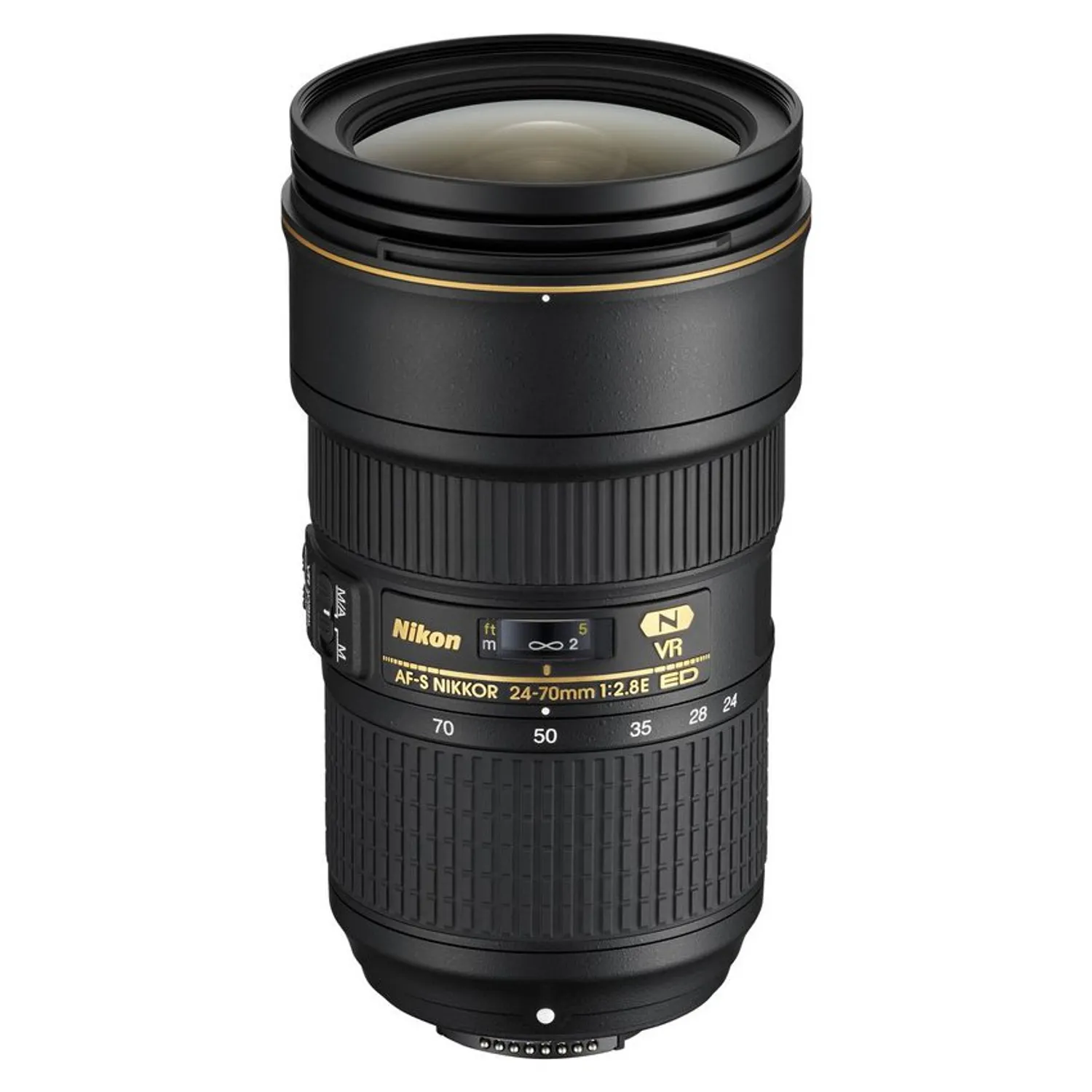 NIKON Nikon AF-S NIKKOR 24-70mm f/2.8E ED VR Lente - Negro