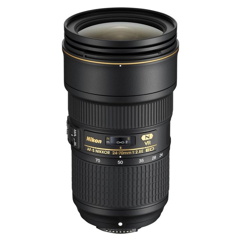 NIKON - Nikon AF-S NIKKOR 24-70mm f/2.8E ED VR Lente - Negro