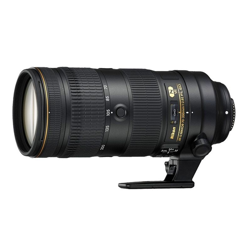 NIKON - Nikon AF-S NIKKOR 70-200mm f/2.8E FL ED VR Lente - Negro