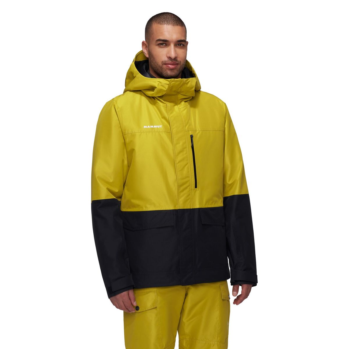 MAMMUT - Chaqueta Hombre Fall Line Hs Thermo Hooded Amarillo Mammut