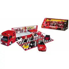 BBURAGO - BURAGO 31202 1-43 FERRARI RACE AND PLAY HAULER