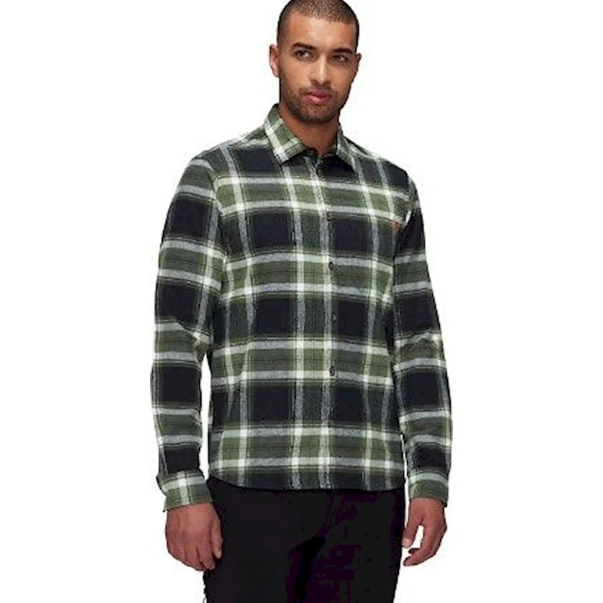 MAMMUT - Camisa Hombre Mammut Trovat Longsleeve Shirt Verde