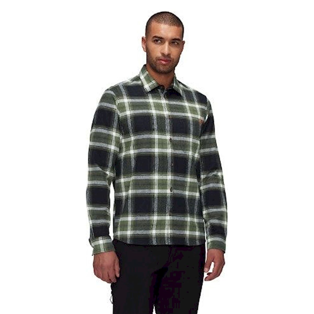 MAMMUT - Camisa Hombre Mammut Trovat Longsleeve Shirt Verde