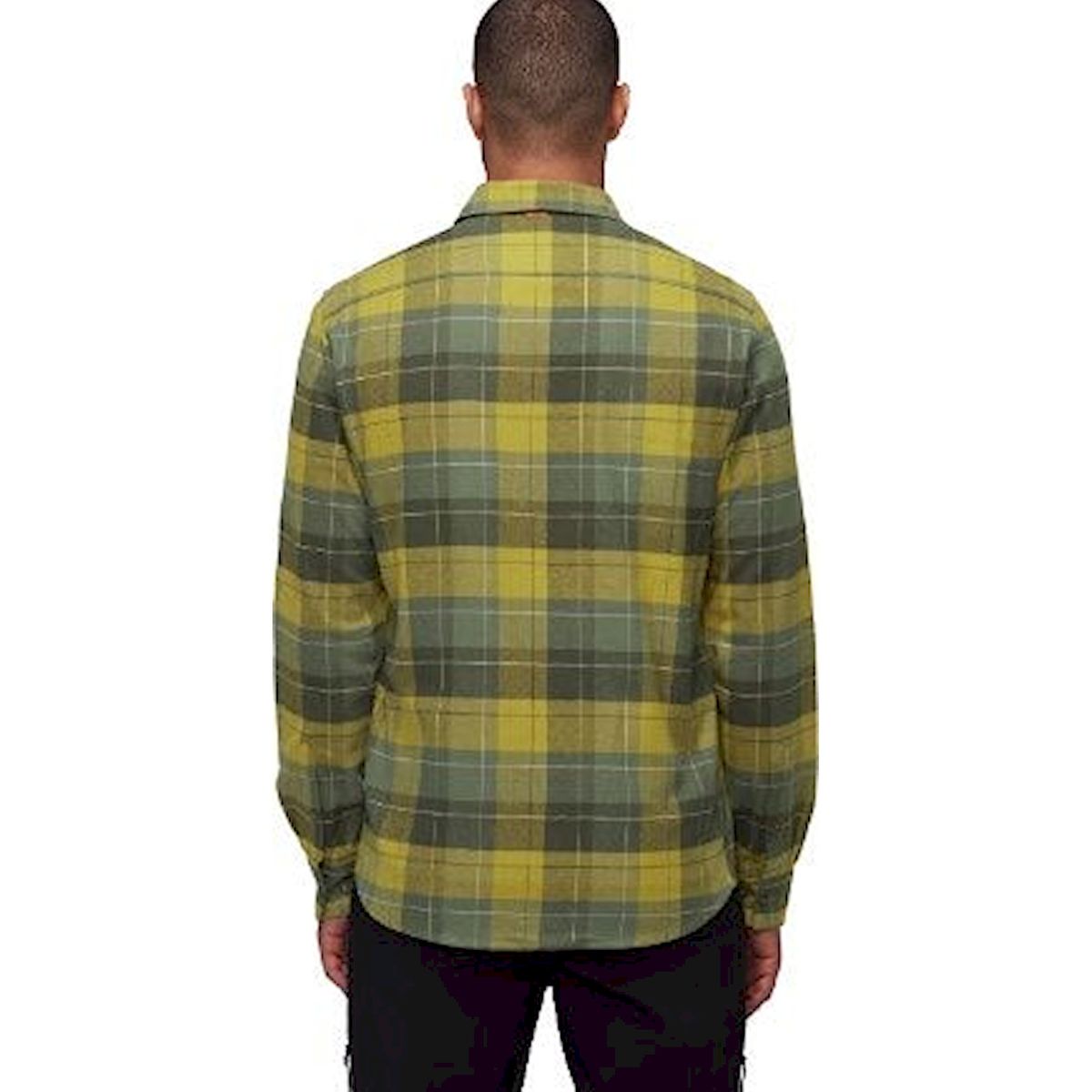 MAMMUT - Camisa Hombre Mammut Trovat Longsleeve Verde Limon