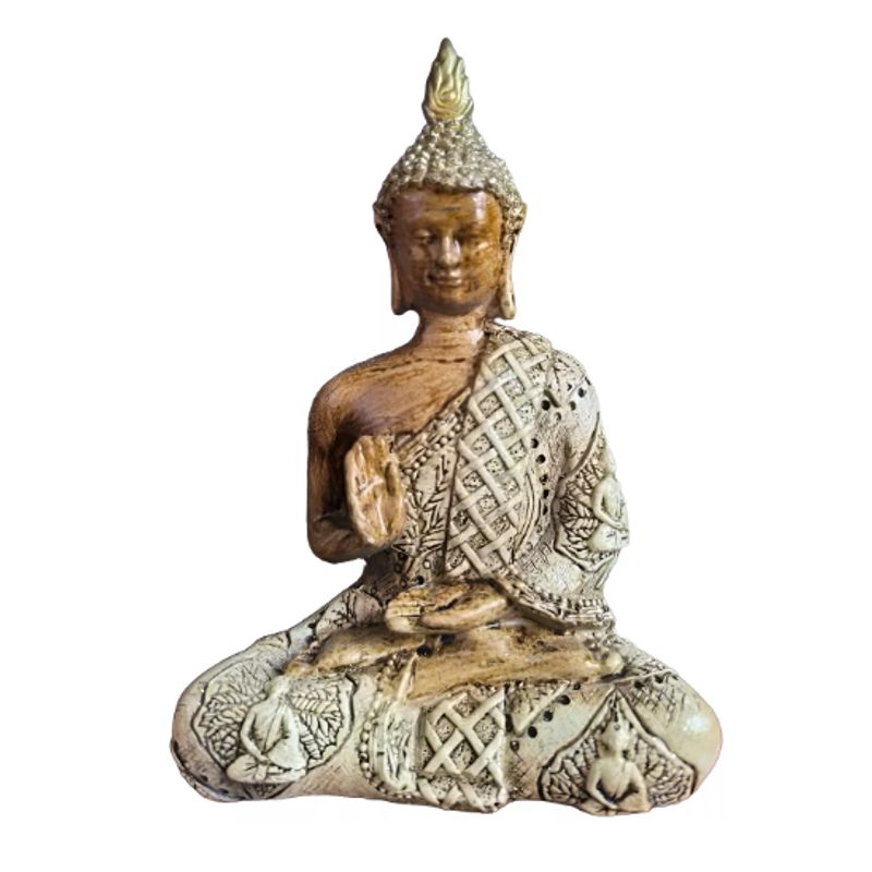 GENERICO - Estatua De Buda Zen Estatua Meditacion En Poliresina 10 Cm
