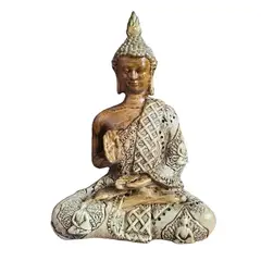 GENERICO - Estatua De Buda Zen Estatua Meditacion En Poliresina 10 Cm
