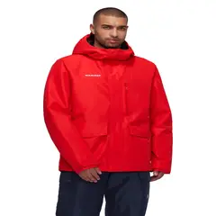 MAMMUT - Chaqueta Hombre Fall Line Hs Thermo Hooded Rojo