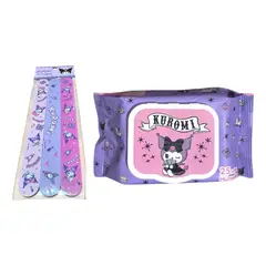 GENERICO - Pack Kuromi Pañuelos Desechables Y Set Limás Escolarcasa
