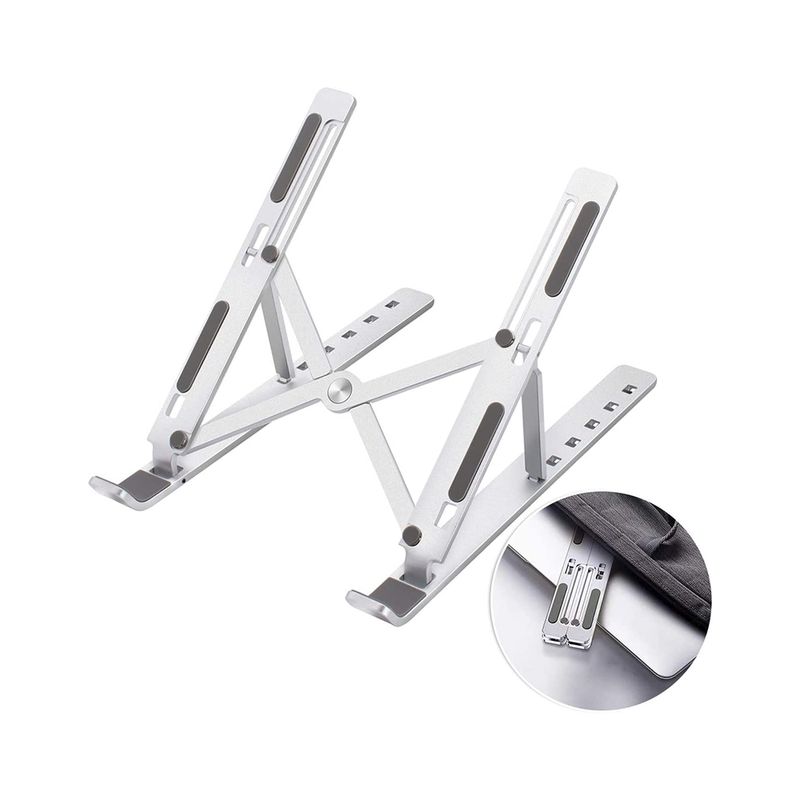 GENERICO - Soporte OMOTON aluminio reclinable hasta 15.6