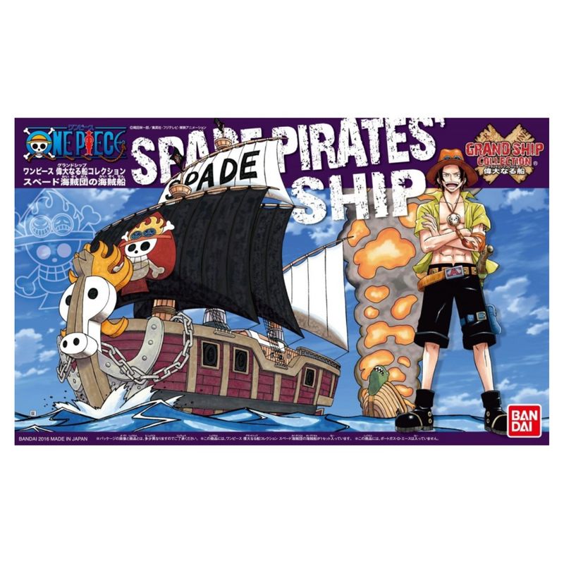 BANDAI - One Piece Model Kit Grand Ship Collection Spade Pirates Ship