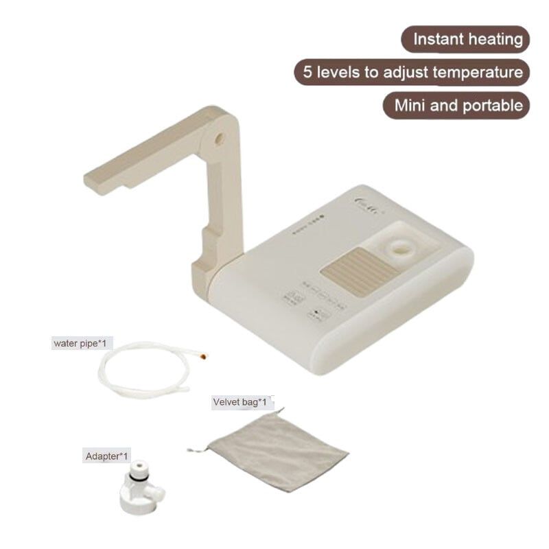DANWEILE - Dispensador instantáneo de agua caliente plegable portátil - blanco