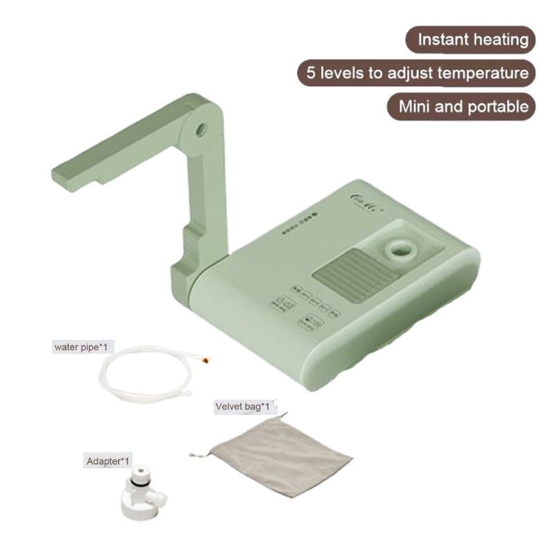 DANWEILE - Dispensador instantáneo de agua caliente plegable portátil - verde.