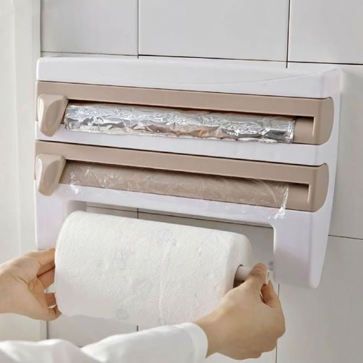 MOVI - Dispensador Multi-Rollo 3 en 1 para Nova + Alusa Folil + Alusa Film