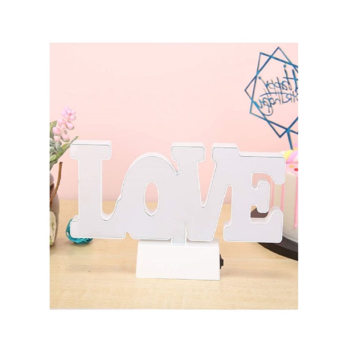 RAF - Lámpara Y Espejo Luz Led LOVE Túnel Infinito Del Amor