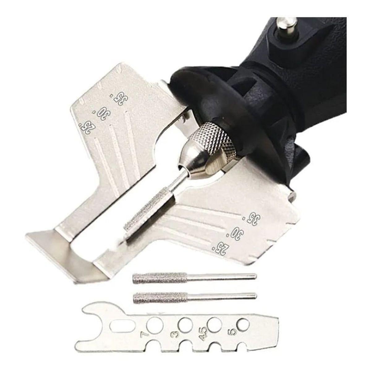 GENERICO - Kit Afilador De Motosierra Guias Afilado Cadena Amoladora