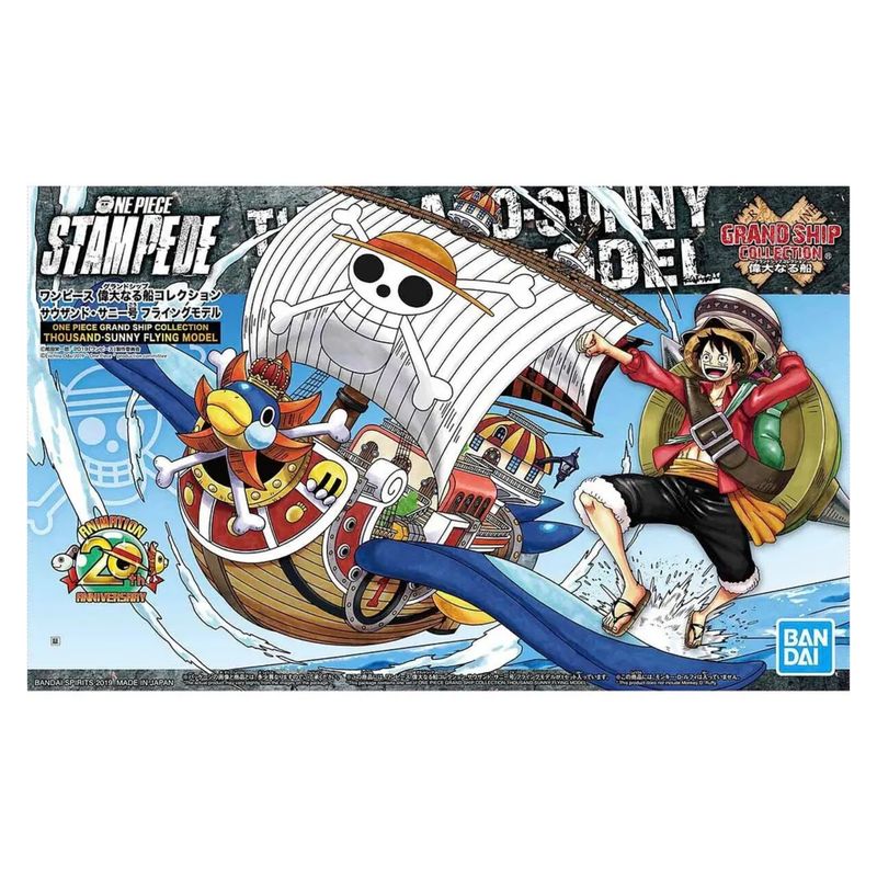 BANDAI - One Piece Model Kit Grand Ship Thousand-Sunny Flying Model