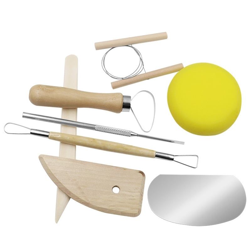 GENERICO - Set 8 Herramientas Para Esculpir, Moldear Arcilla, Greda