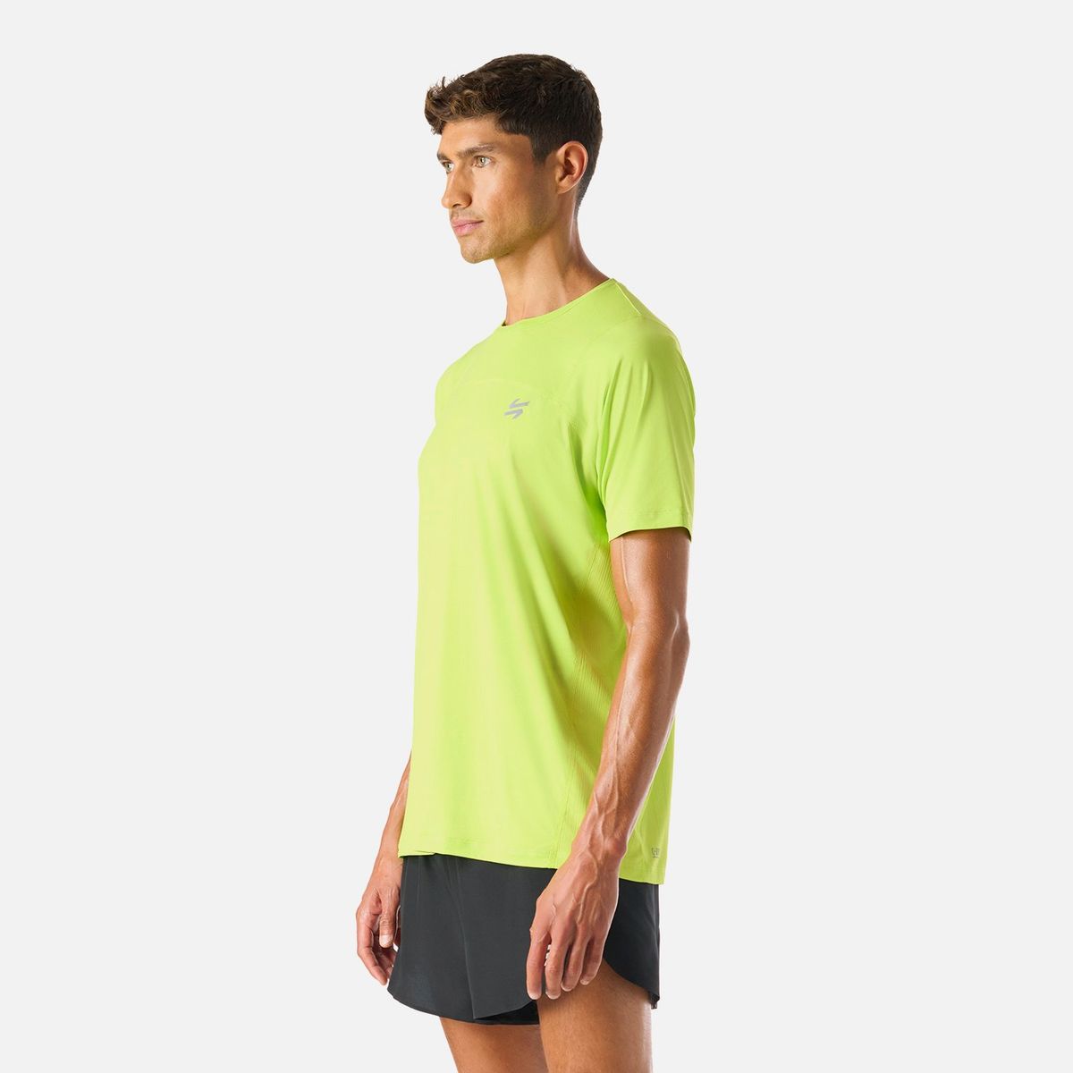 VULCANO - Polera manga corta running hombre Built To Move
