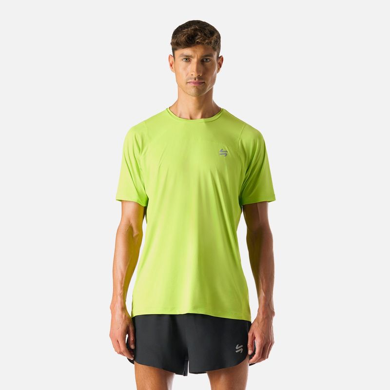 VULCANO - Polera manga corta running hombre Built To Move.-