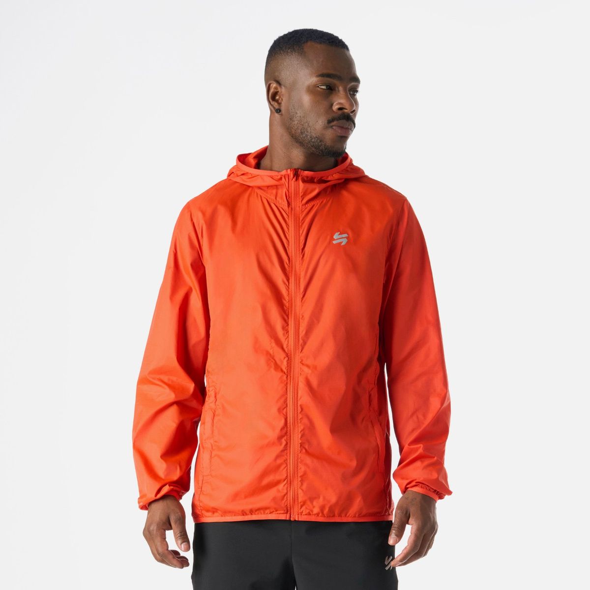 VULCANO - Chaqueta Hombre Built To Move Windbreaker Jacket Naranjo Vulcano