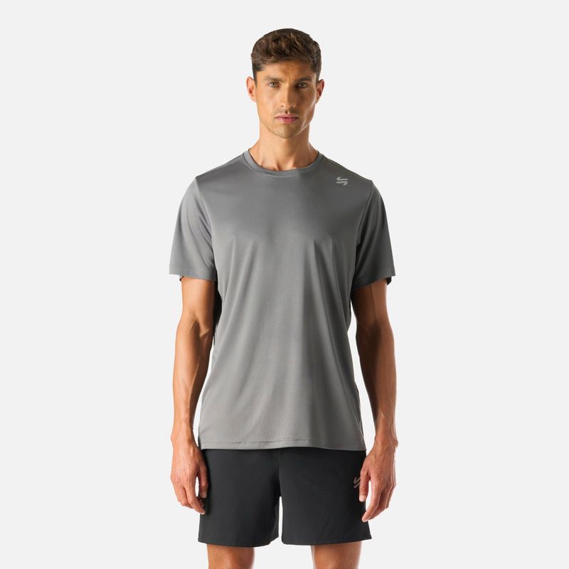 VULCANO - Polera manga corta running hombre Tempo Advanced