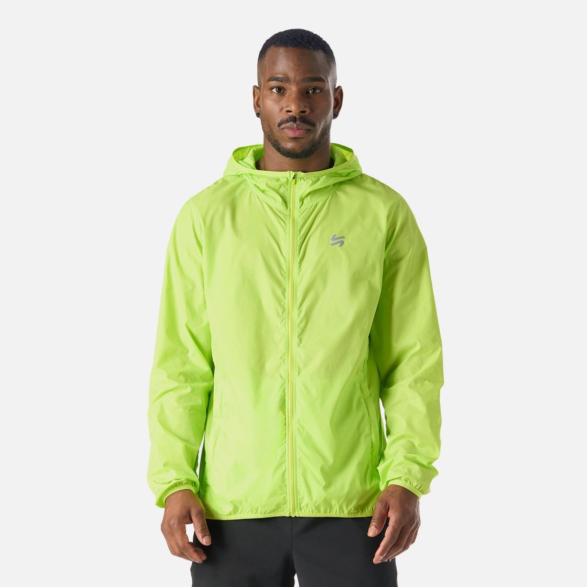 VULCANO - Chaqueta Hombre Built To Move Windbreaker Jacket Verde Lima Vulcano